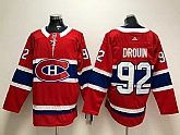 Montreal Canadiens 92 Jonathan Drouin Red Adidas Stitched Jersey,baseball caps,new era cap wholesale,wholesale hats